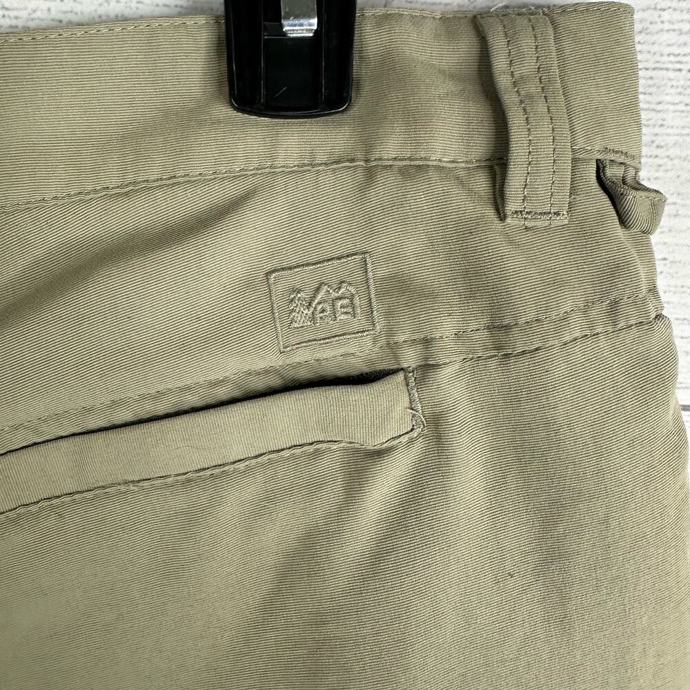 REI Mens size 40x32 Tan Beige Khaki Nylon Outdoor Hiking Gorpcore Pants - Picture 7 of 10